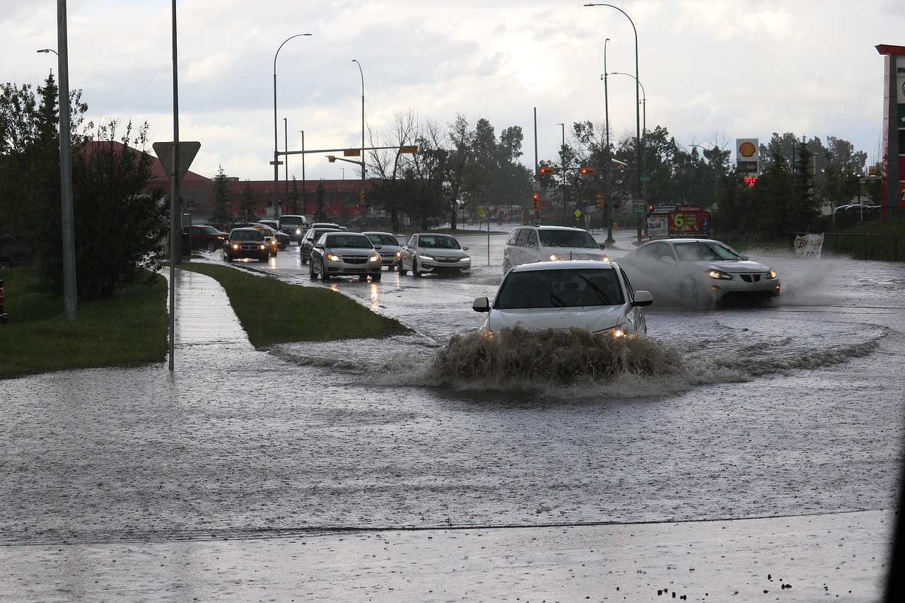 A flooded road. Thanks to All Things Coastal